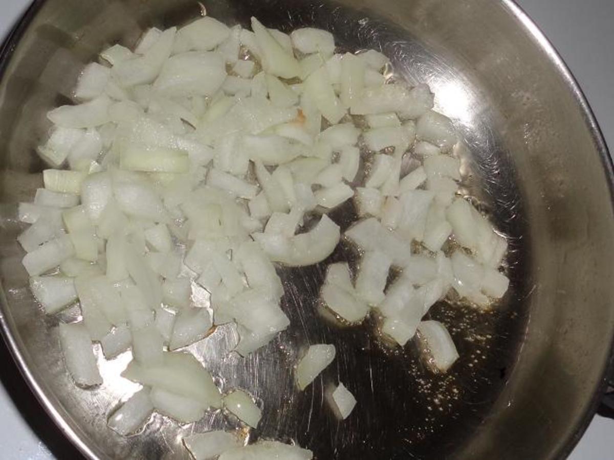 Frying onions in pan