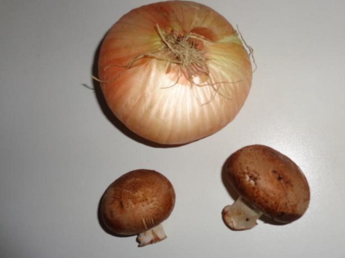 Onion and mushrooms