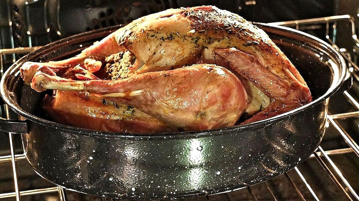 This Thanksgiving turkey is done Southern-style. 