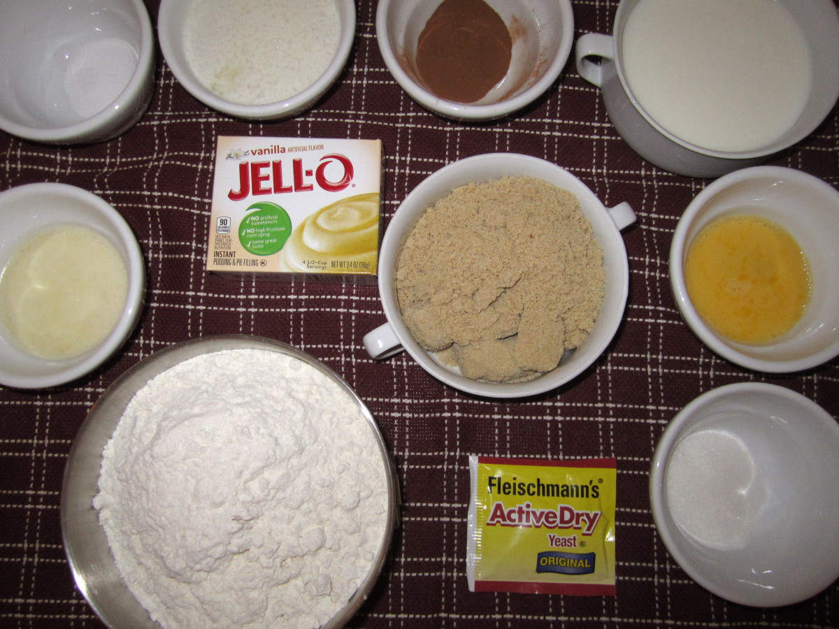Cinnamon roll ingredients