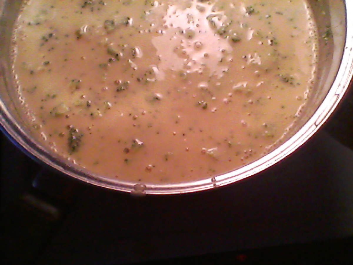 After simmering