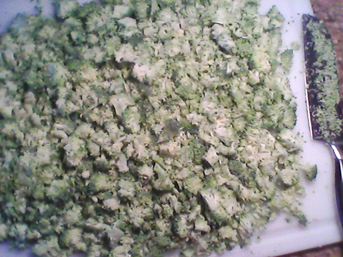 Chopped broccoli florets