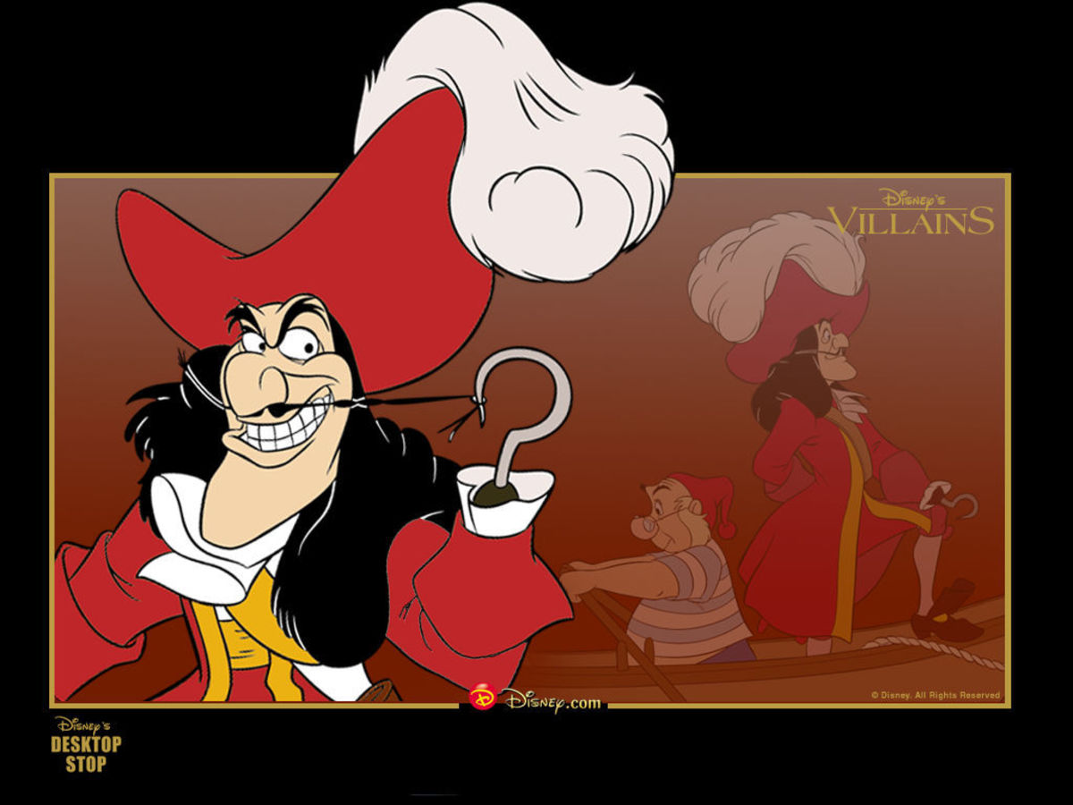Captain Hook is one of Disney's most unforgettable villains. 
