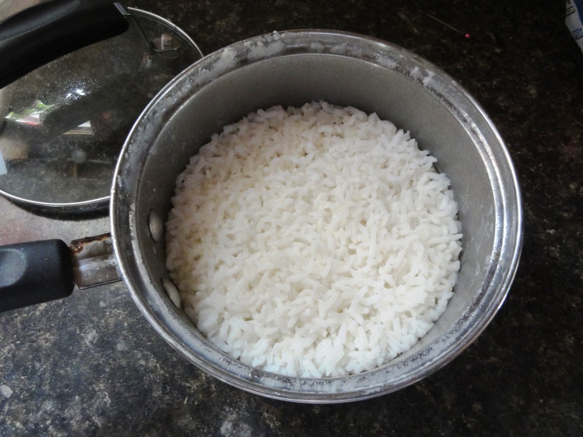 One cup of cooked rice
