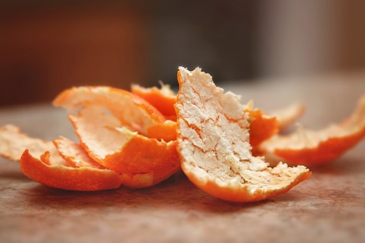 Don't toss orange peels.