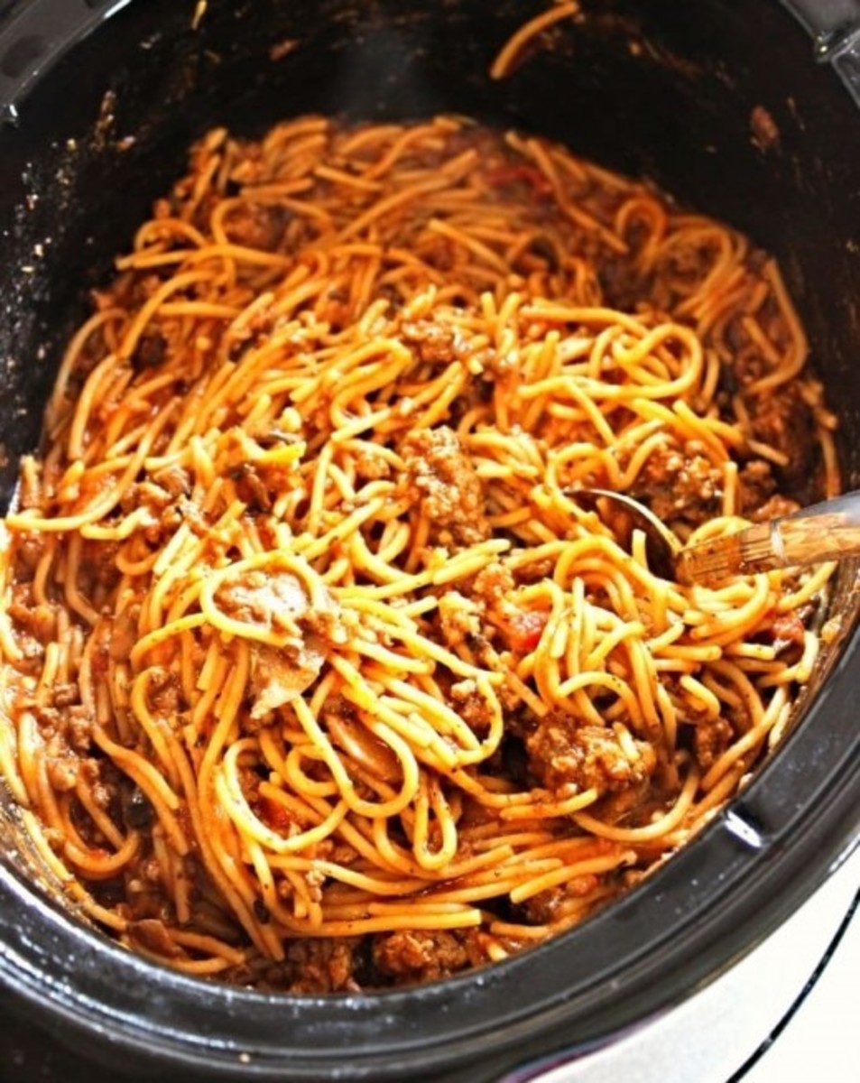 Crock-Pot spaghetti