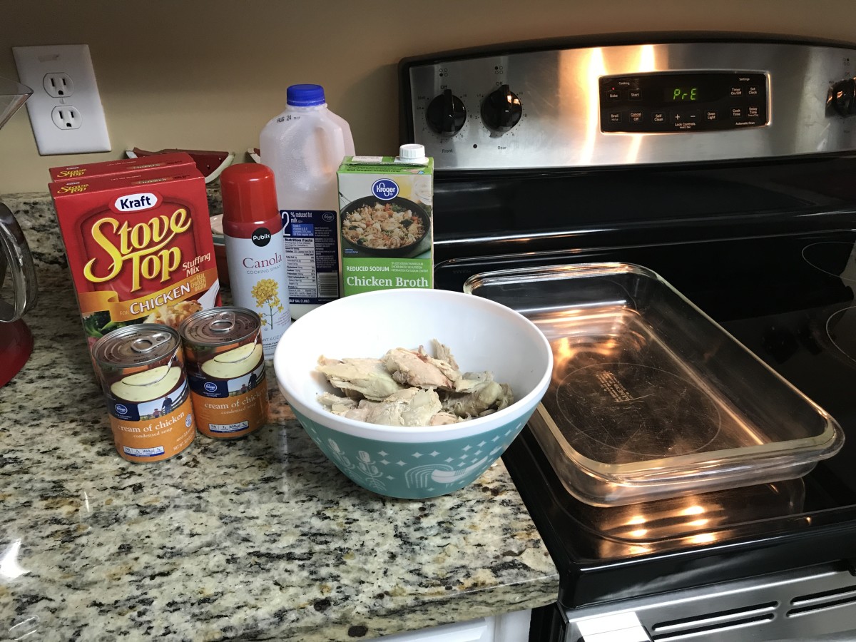 Easy Chicken-and-Stuffing Bake Recipe - Delishably