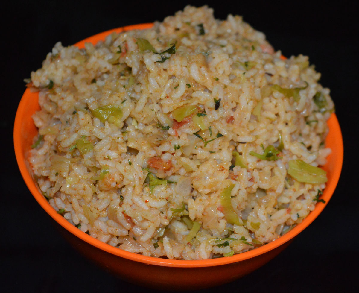 Spiced Cabbage Rice Recipe - Delishably