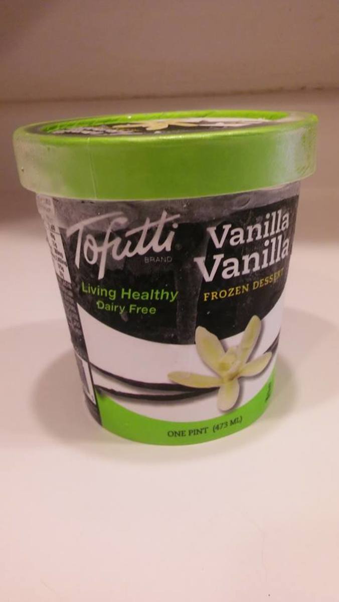 Tofutti vanilla bean ice cream