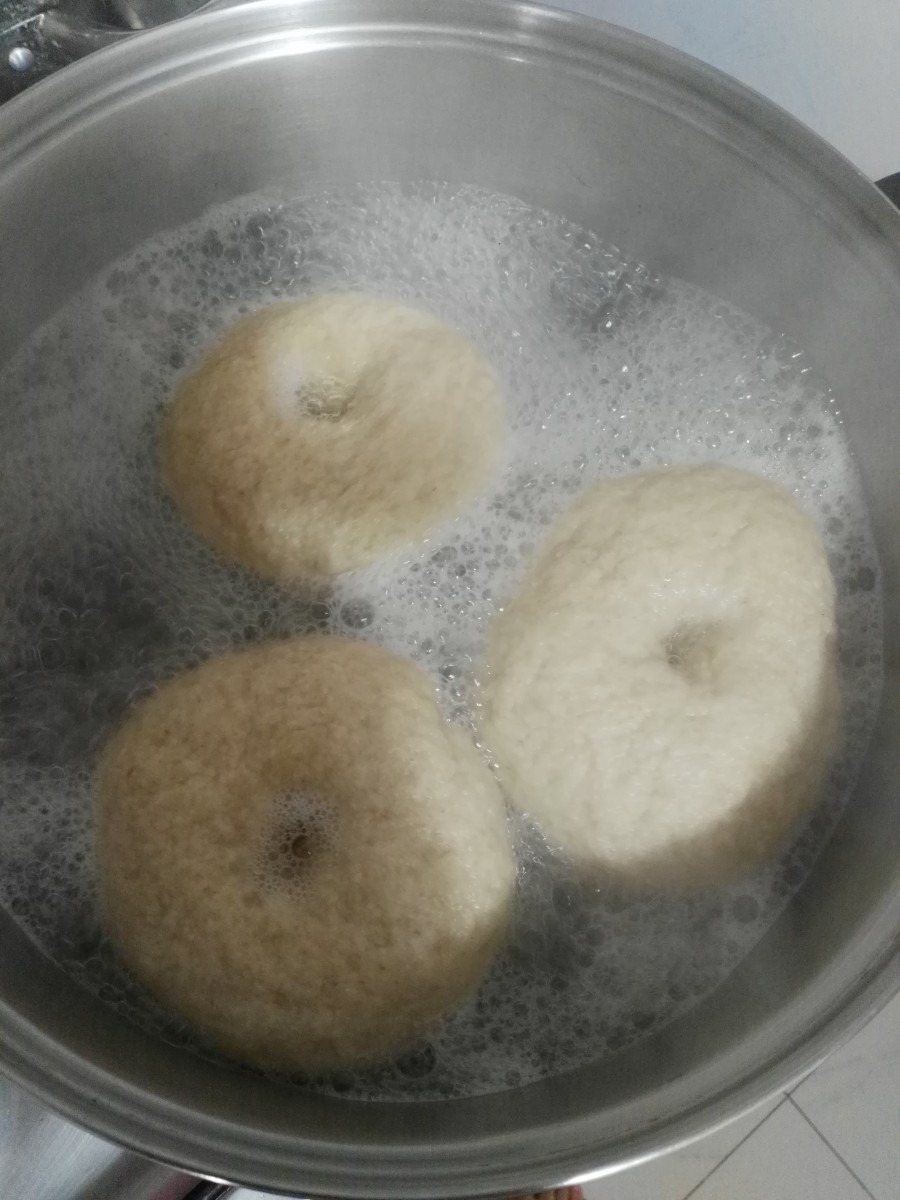 Boil between 2-3 mins on each side before draining.
