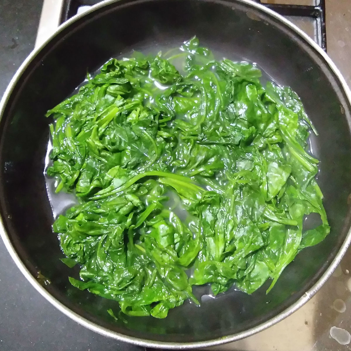 Sautéed spinach.