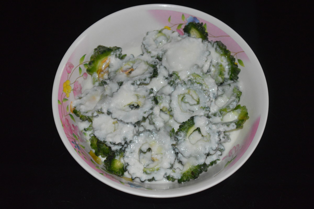 How to Make Bitter Gourd StirFry (Hagalakai Palya) Delishably