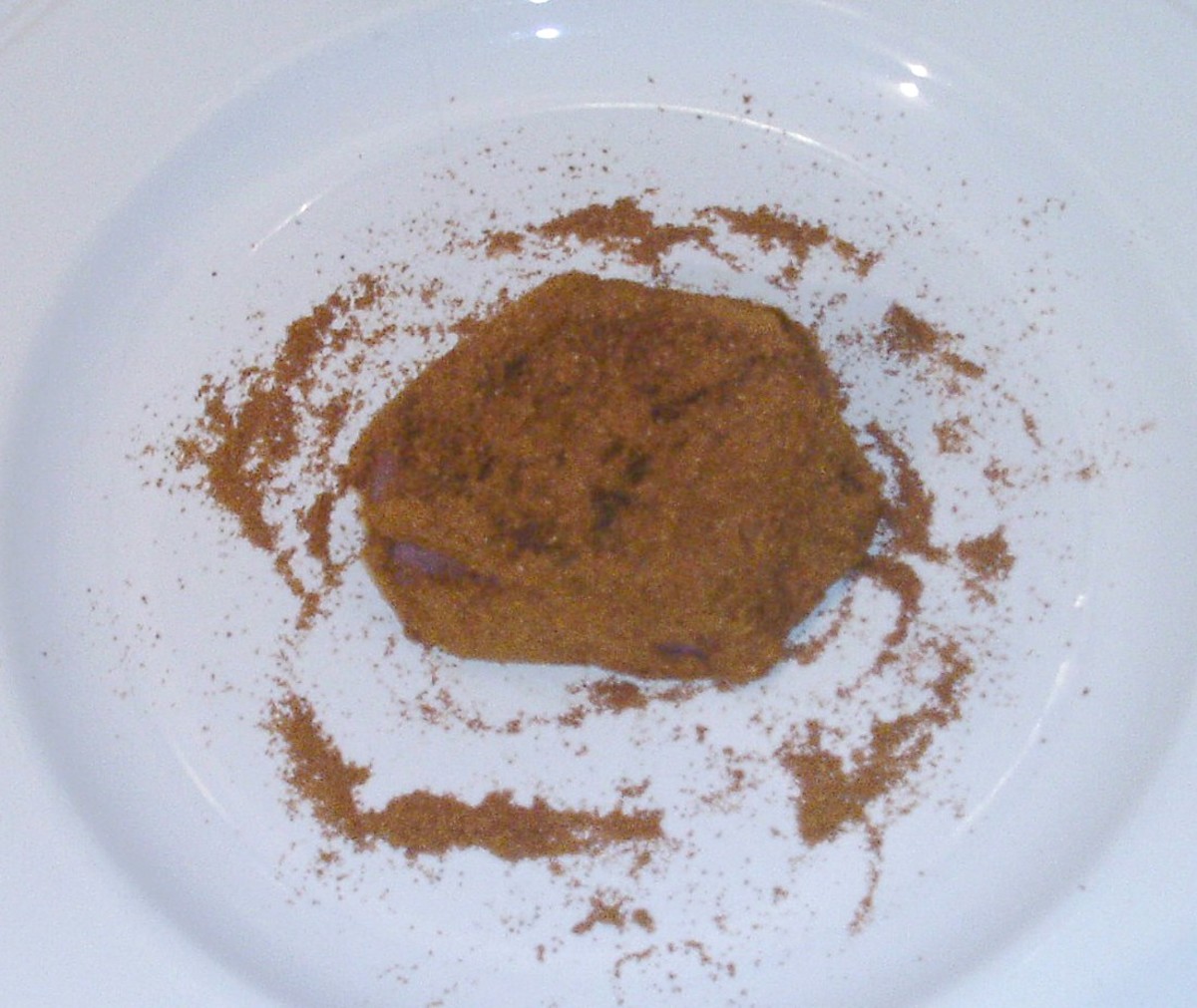 Curry powder is gently rubbed into ostrich fillet steak.