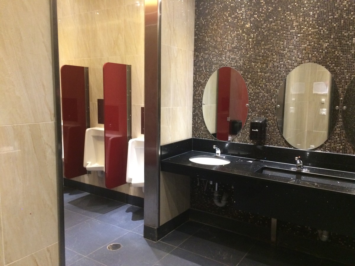 Mandarin's classy washrooms