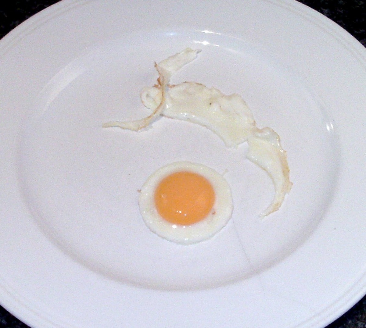 Fried egg circle