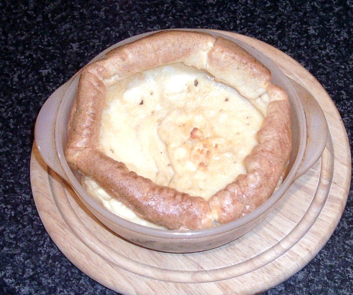 Giant Yorkshire pudding is removed from oven