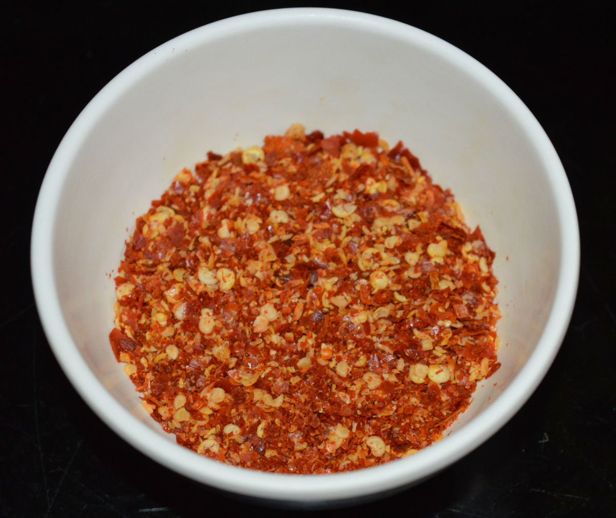 Home-made chili flakes.