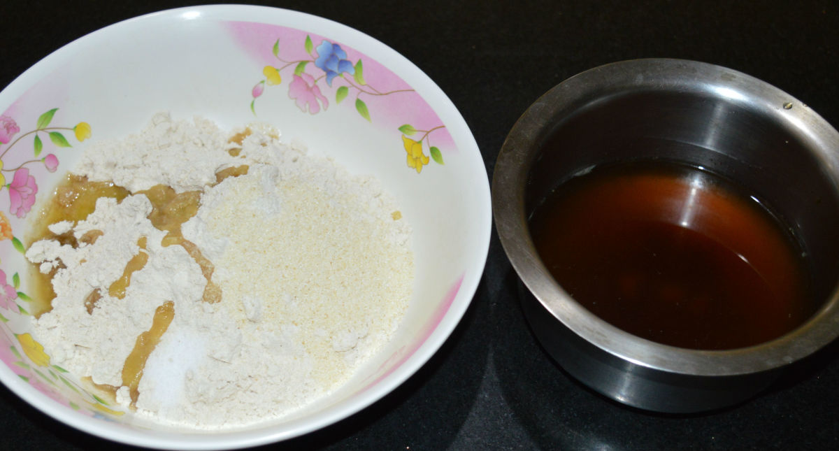 making-whole-wheat-and-jaggery-steamed-cake-kaanole
