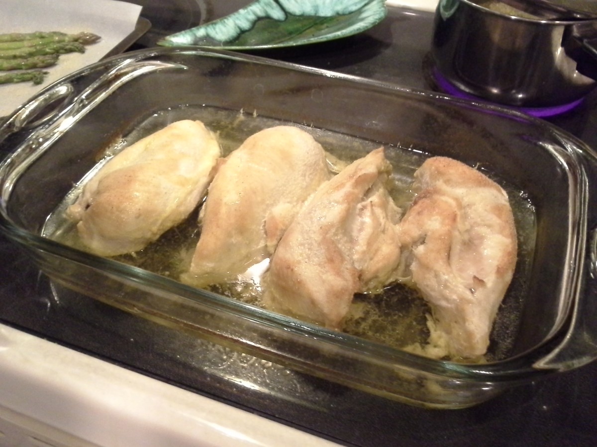 Step Twelve: Pull your chicken out of the oven
