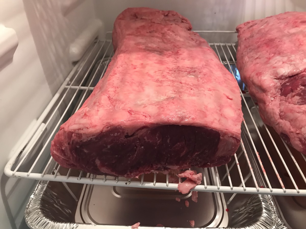 Dry-aging beef