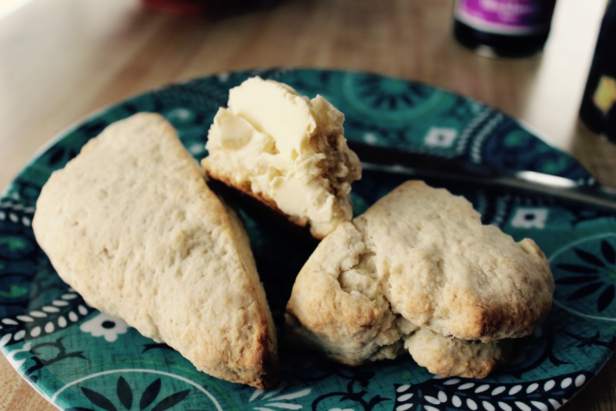 Breaking open a warm scone is one of life's greatest pleasures. 