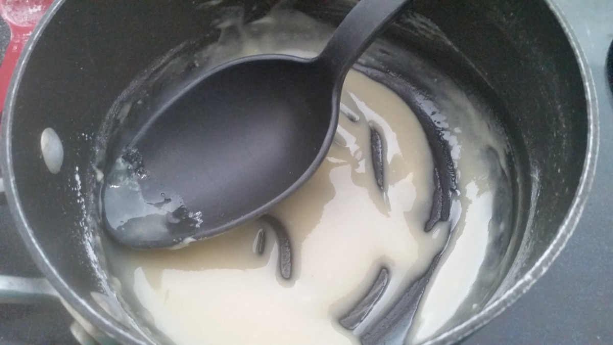 Stir flour into butter until mixture is smooth with no lumps.