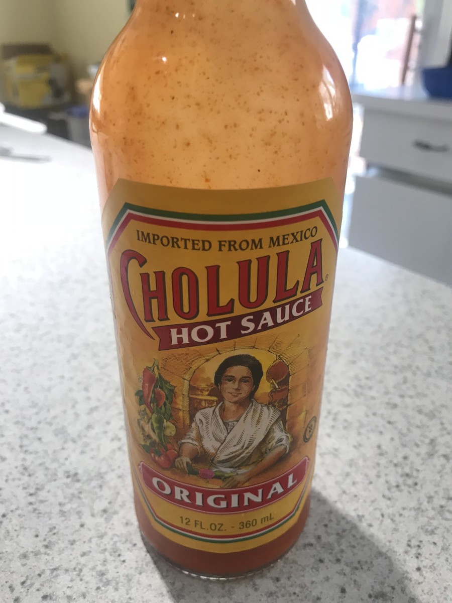 Cholula hot sauce.