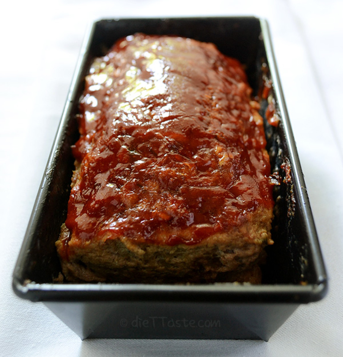 This zucchini meatloaf is surprisingly flavorful. 