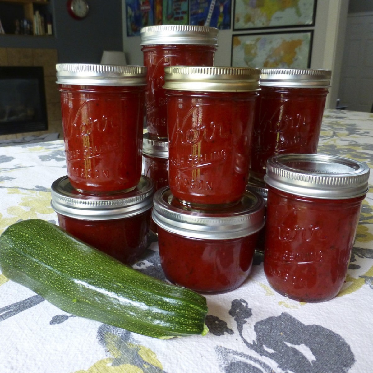 Get your veggies in by sneaking some zucchini into jam!