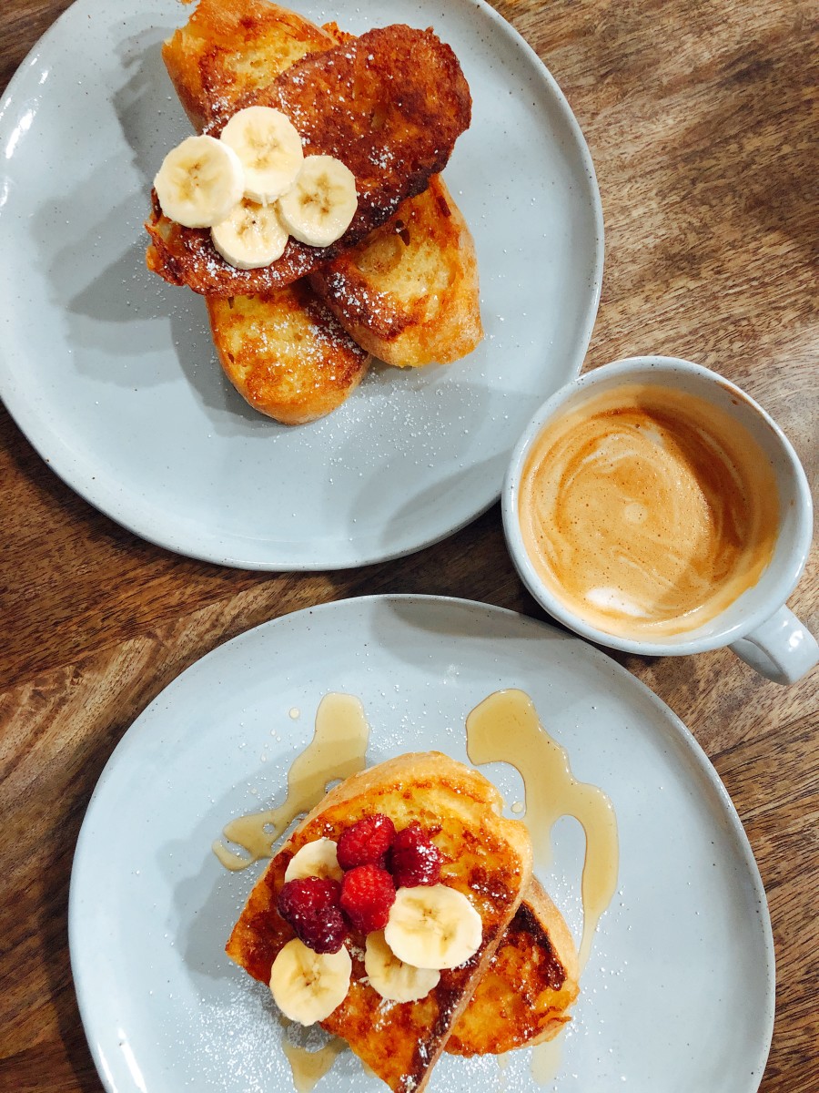We love having French toast with coffee. They are perfect combination for a morning breakfast! 