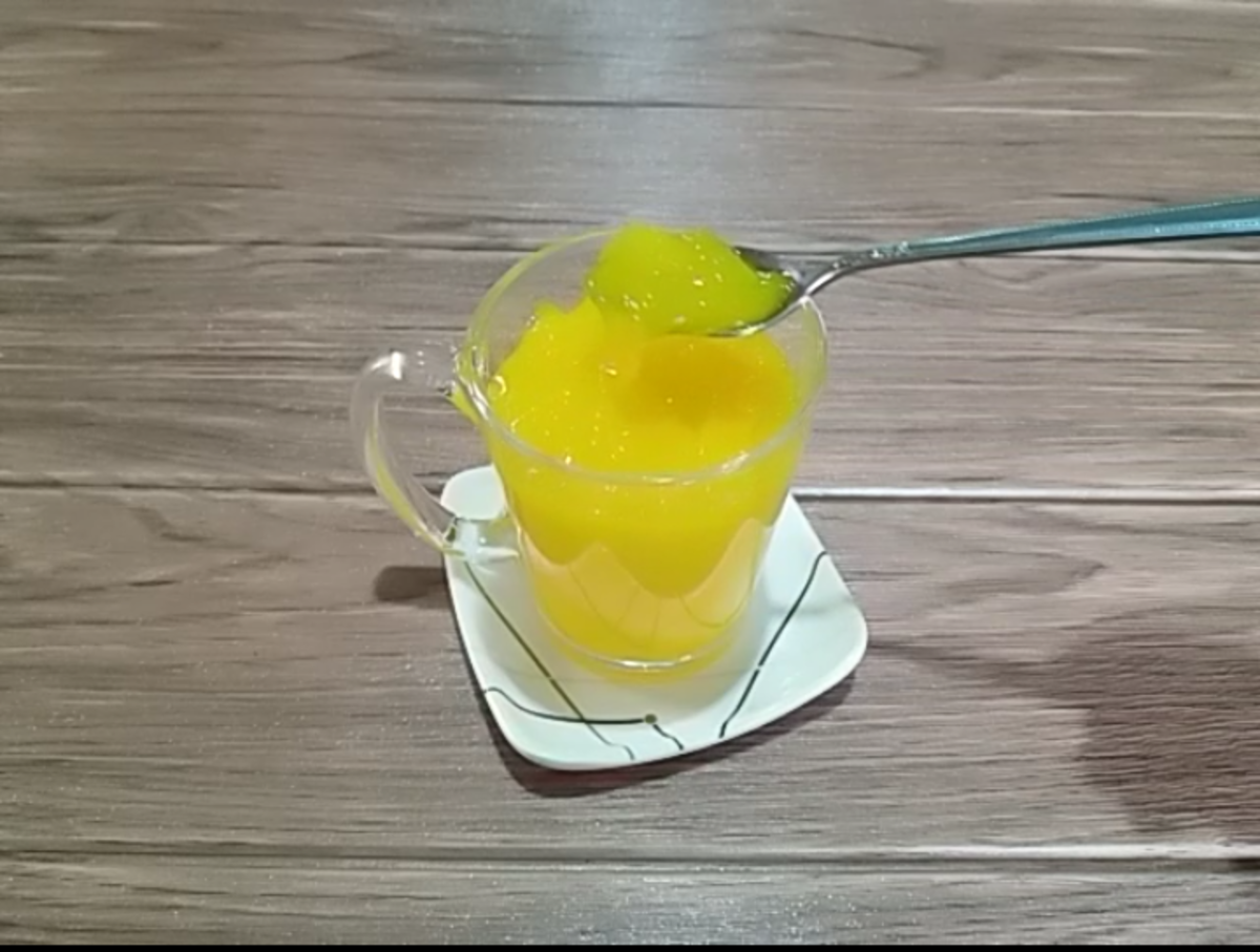 Mango jelly juice
