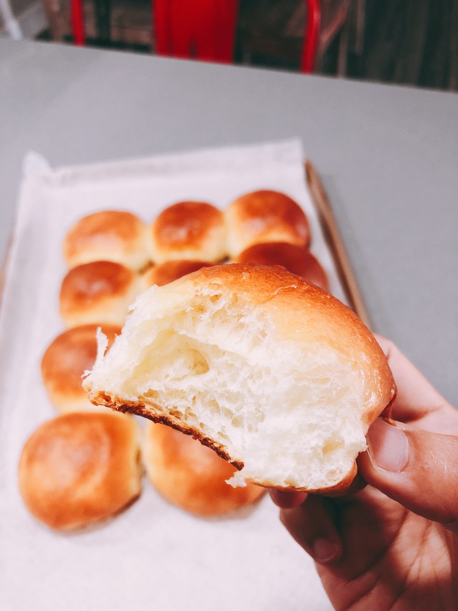 Dinner rolls are super soft and delicious! 