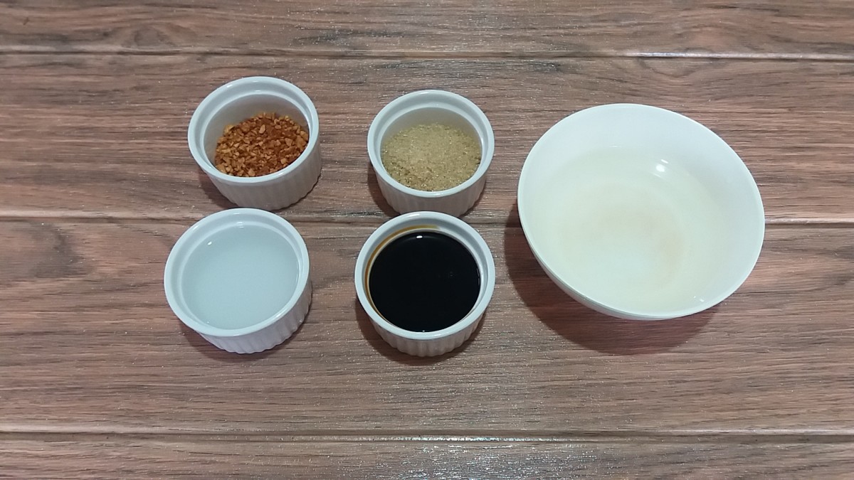 ingredients for sweet soy sauce