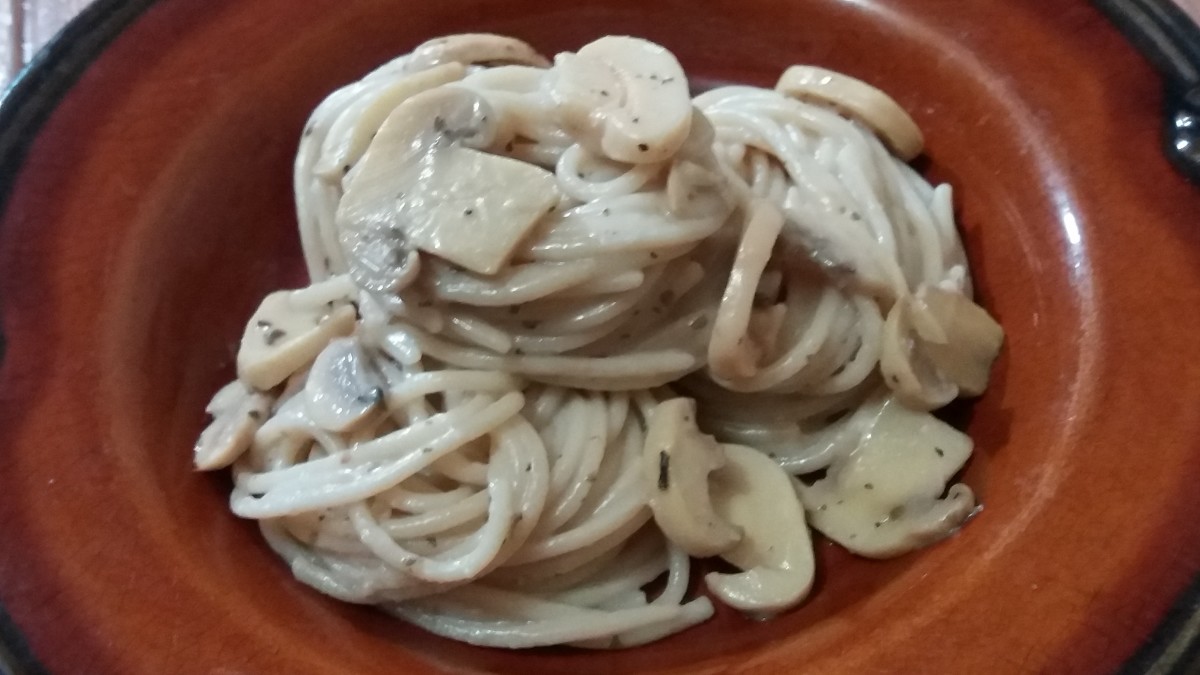 garlic mushroom pasta