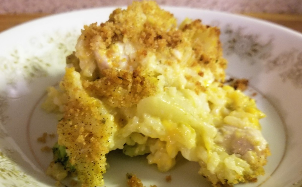  chicken, broccoli, and rice cheesy casserole