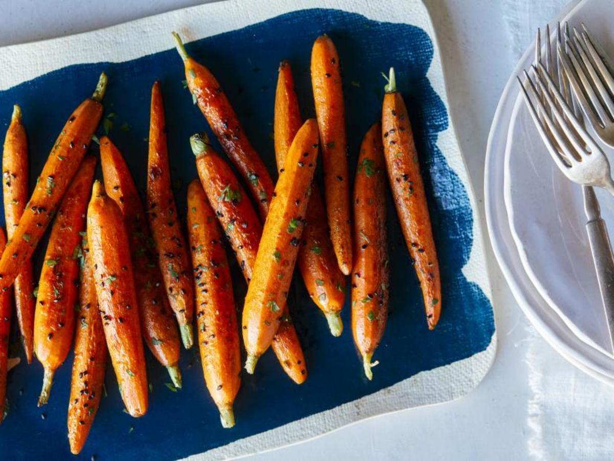 Honeyed carrots