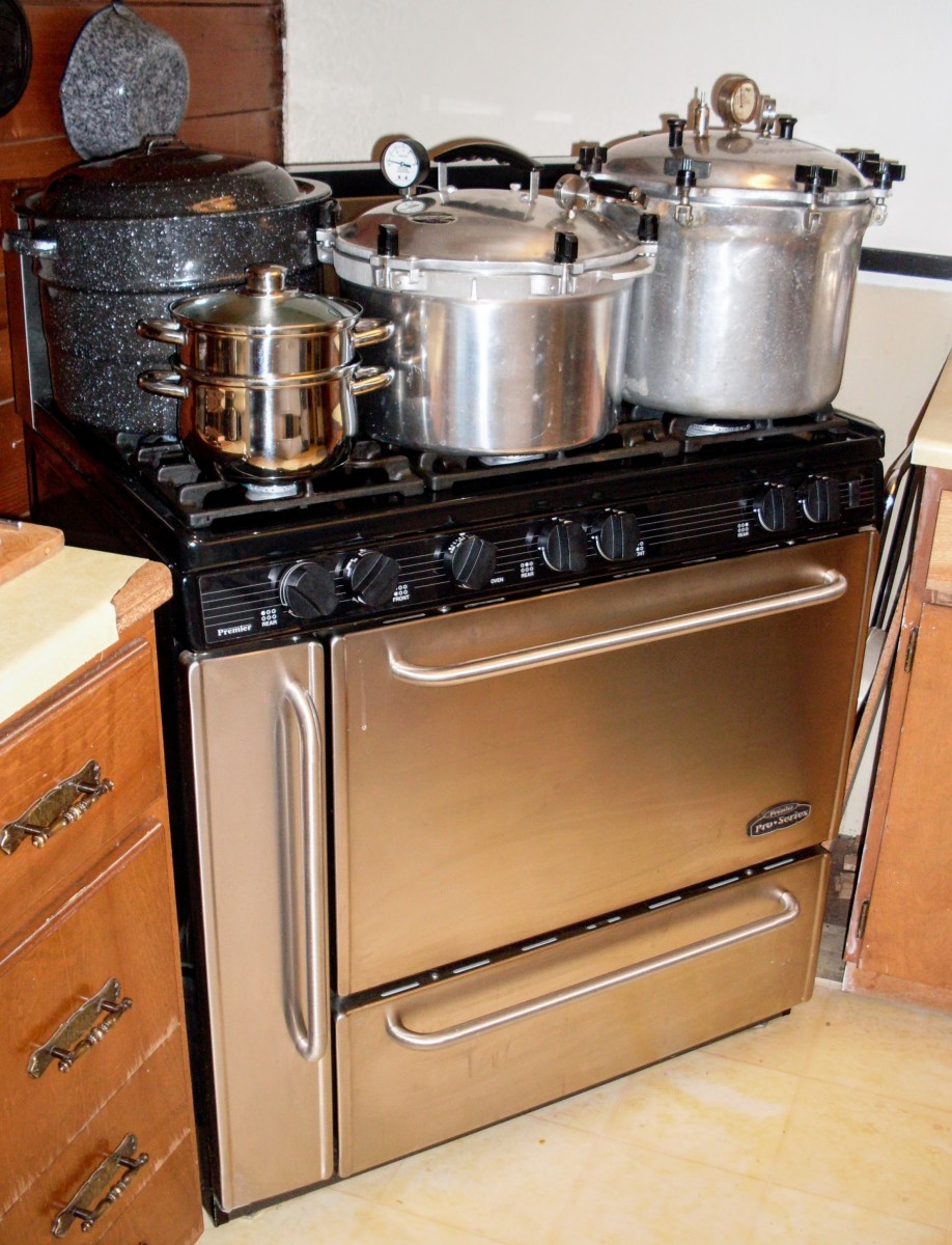 We had a very busy canning season, with all stove burners in commission!