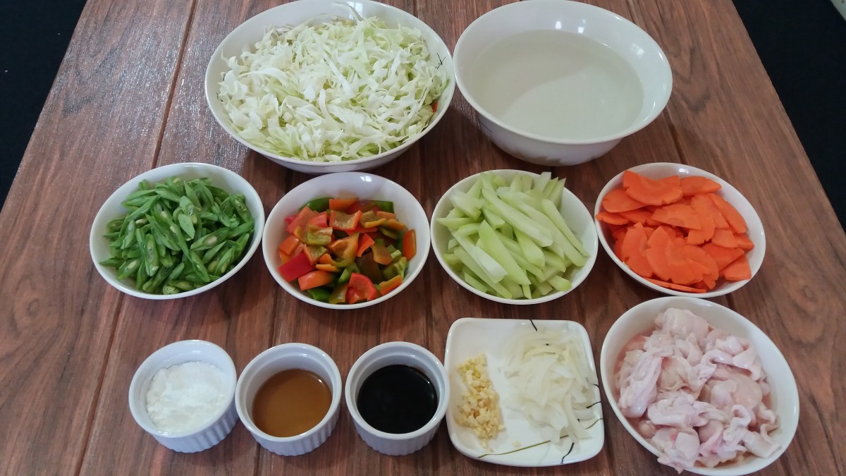 chicken chop suey ingredients
