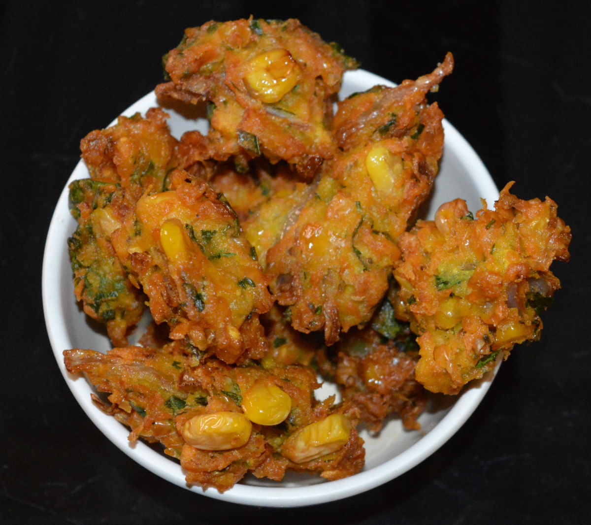 How to Make Corn Fritters (Corn Pakora) Delishably
