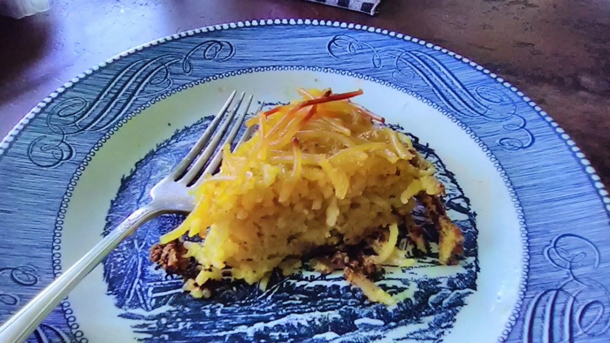 Kugel may be served plain, and is enough to stand on its own.