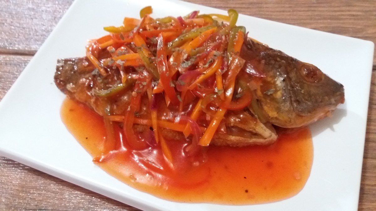 Sweet and sour fish recipe.