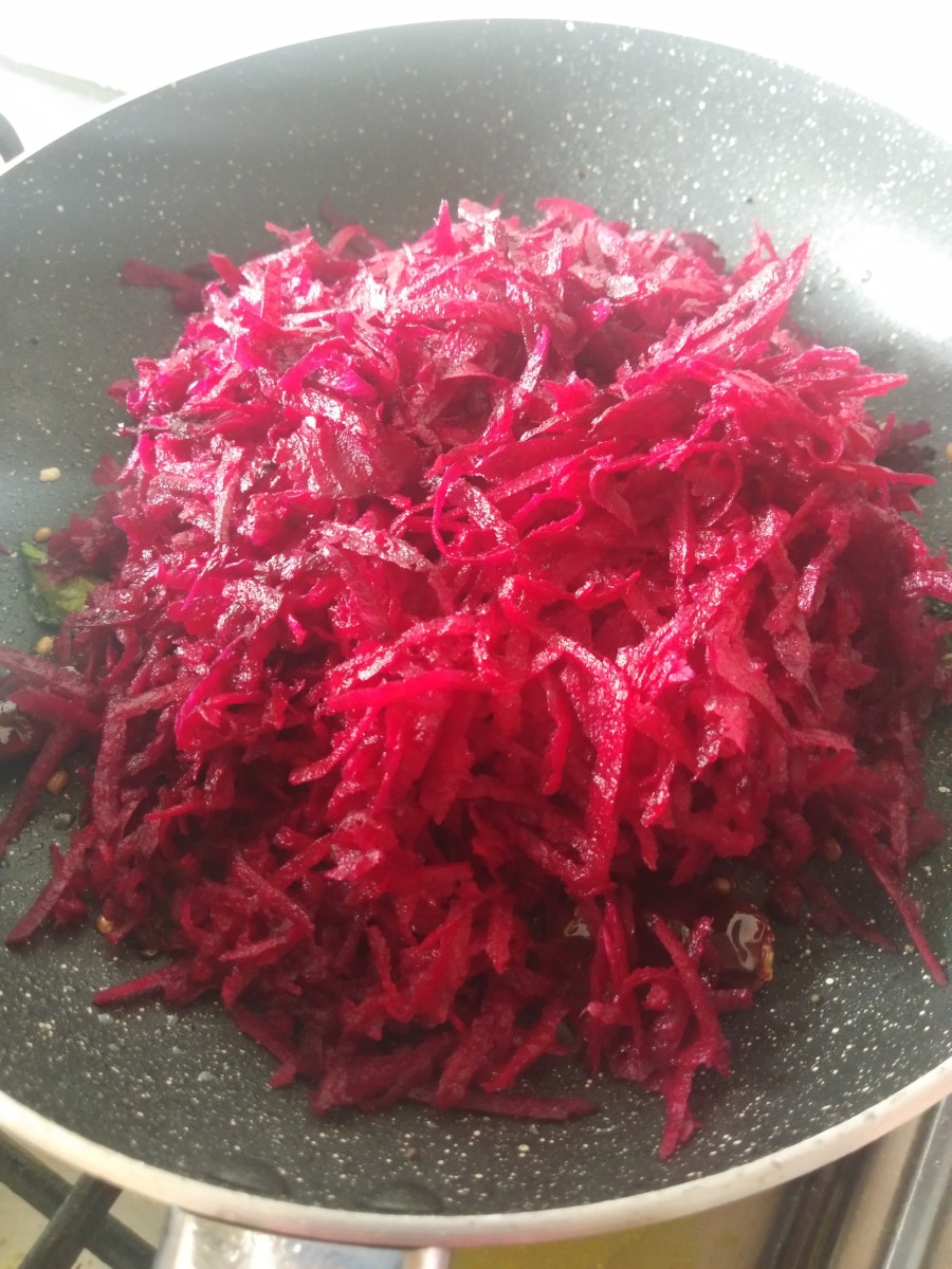 Beetroot Poriyal Recipe: Tasty South Indian Side Dish - Delishably