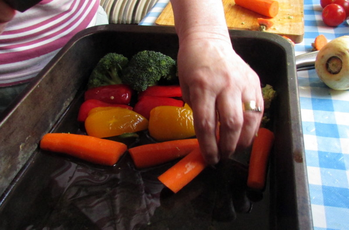 Recipe for Fresh Vegetables Roasted in the Oven Delishably
