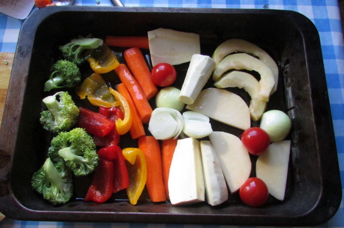 Recipe for Fresh Vegetables Roasted in the Oven Delishably