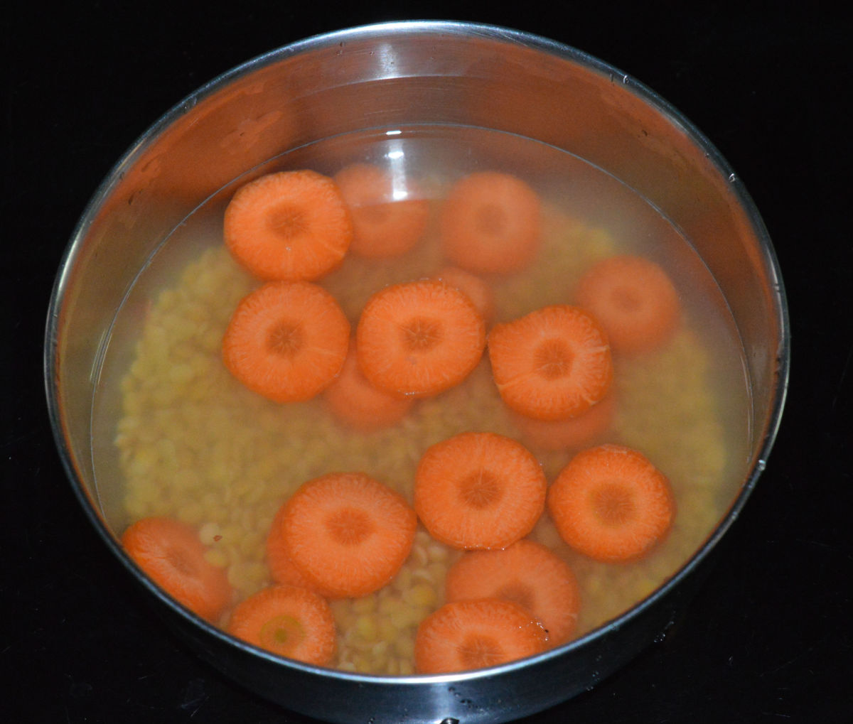 Step one: Cook pigeon peas and carrots as per instructions. Set aside. 