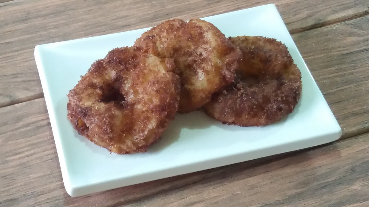 Delicious pineapple fritters