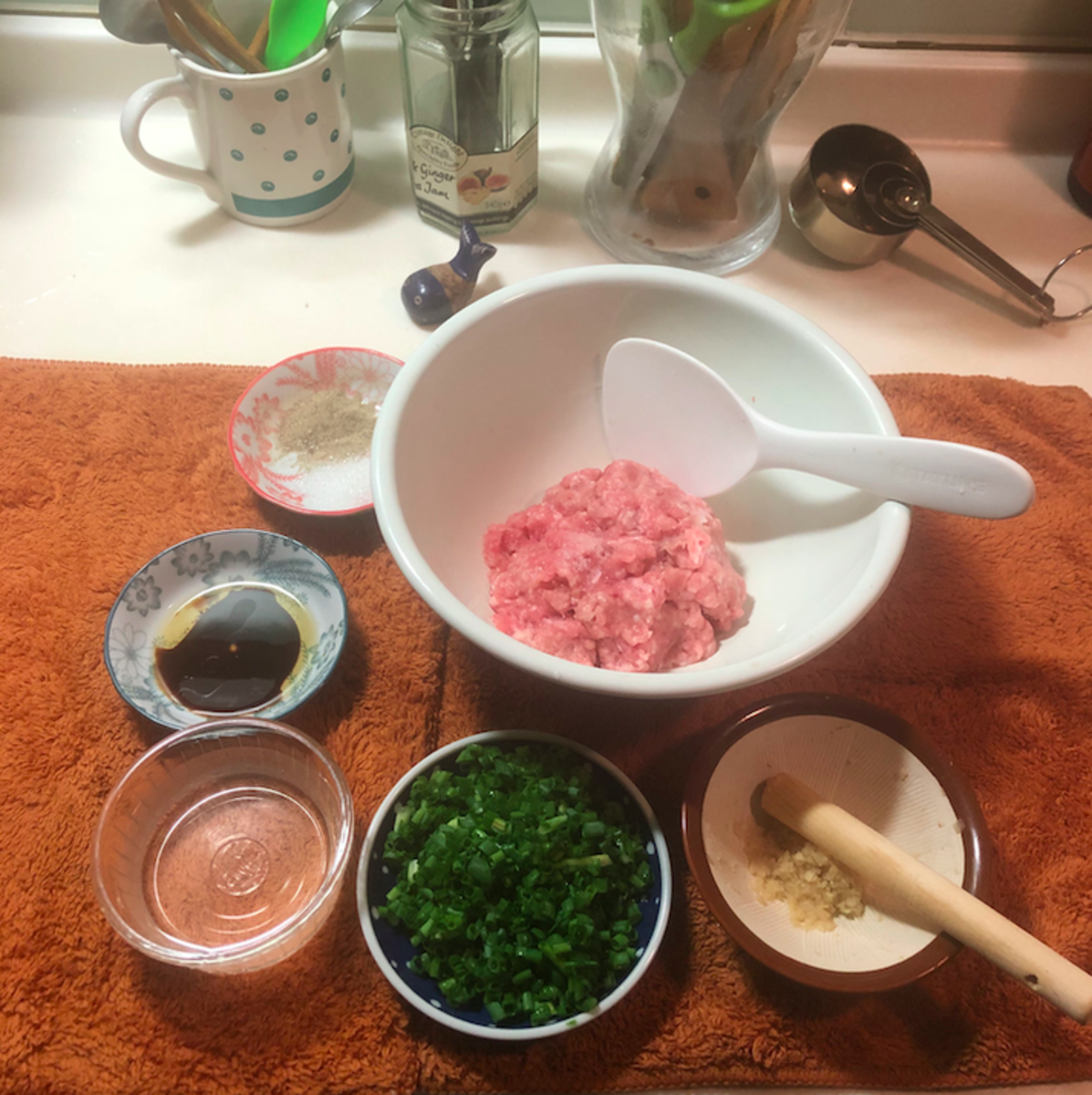 Ingredients for the filling