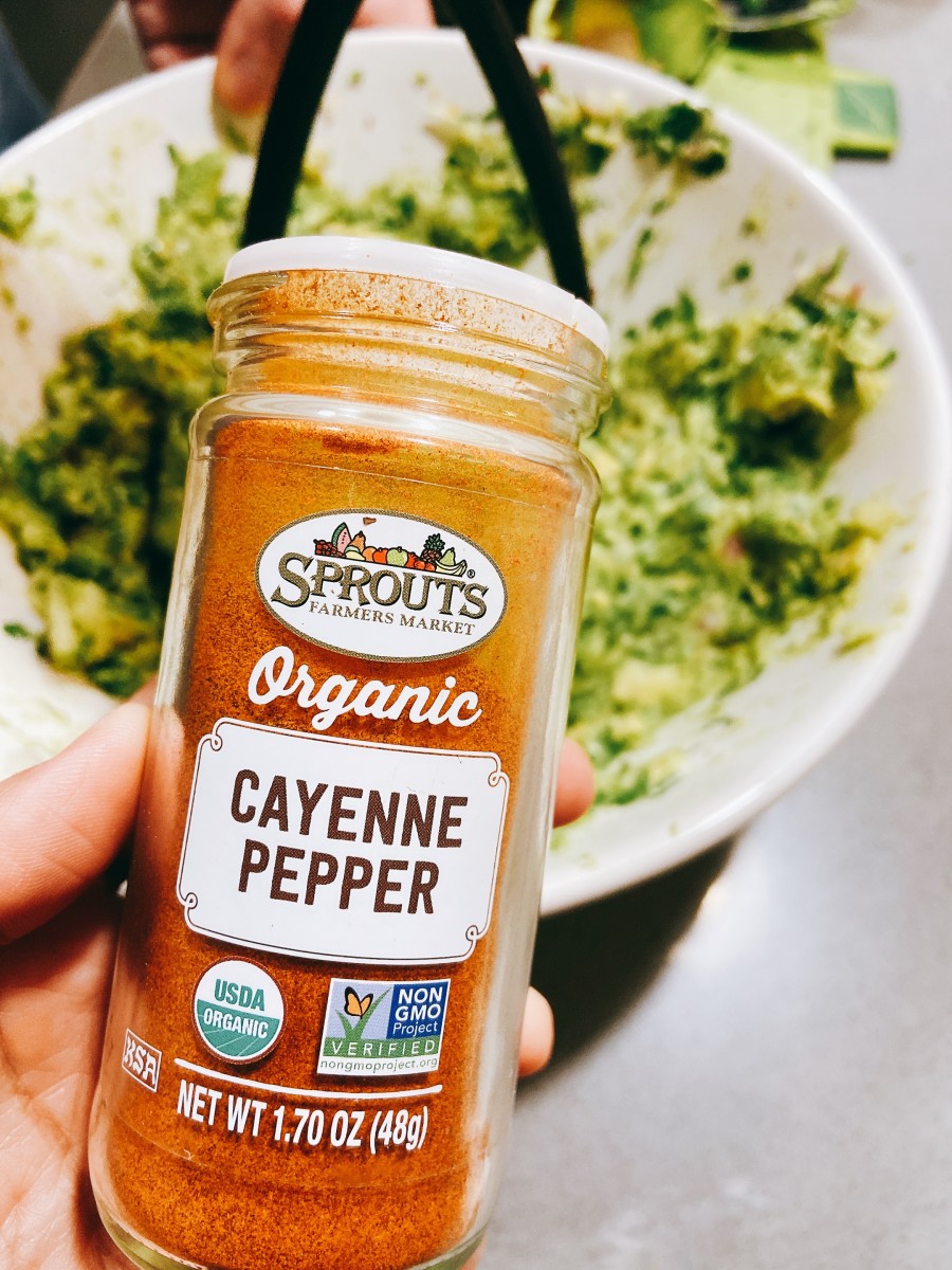 Add ground cayenne pepper (optional).