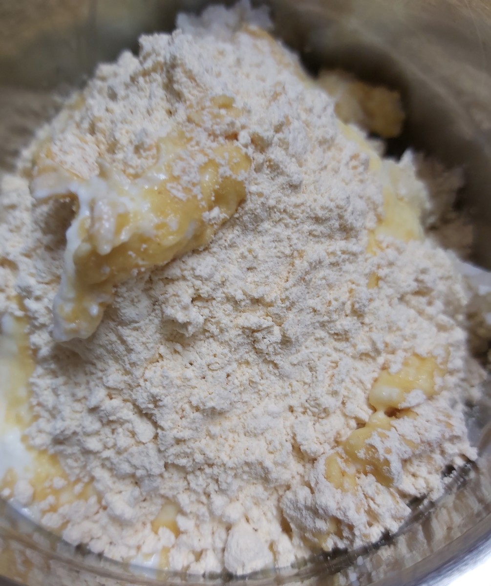 Add 1/4 cup of gram flour or besan flour.
