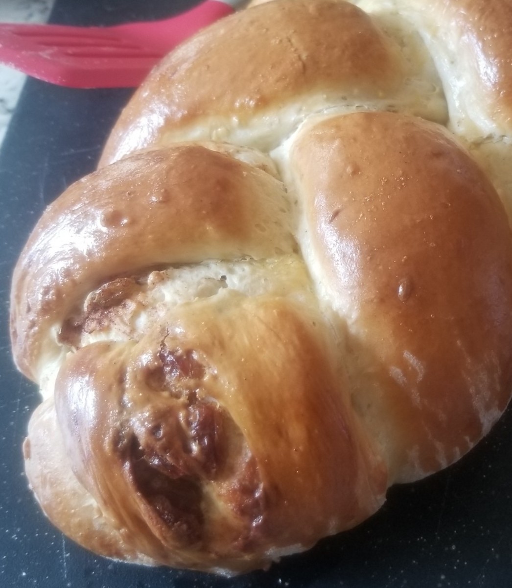 This challah is pretty enough to serve for company, but you might not want to share it. Either way, there won't be any leftovers!